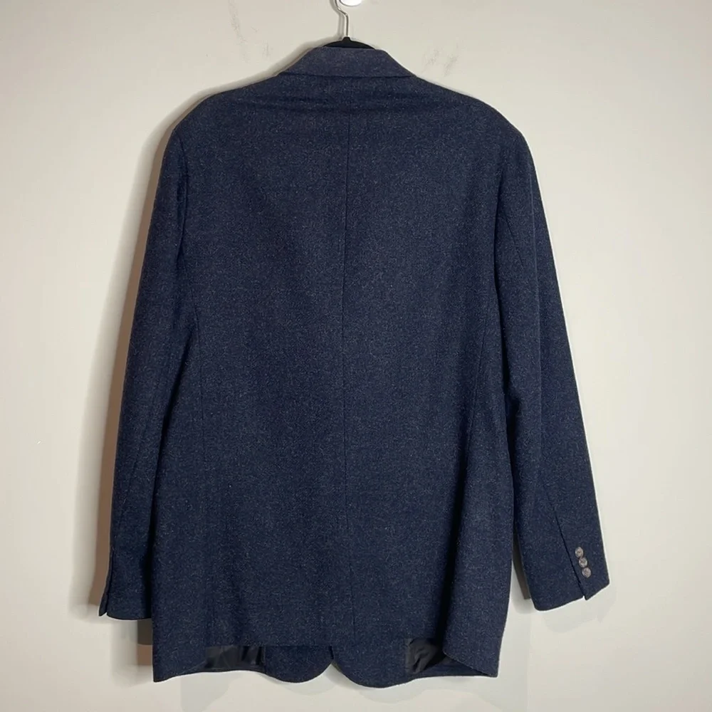 J. Crew | Vintage Oarsman Men’s Wool & Mohair Blend Blue Blazer Jacket Size 42L